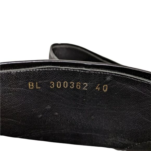 YVES SAINT LAURENT Leather Snake Print Tribtoo 105 Platform Ankle Booties 40 - Picture 8 of 9